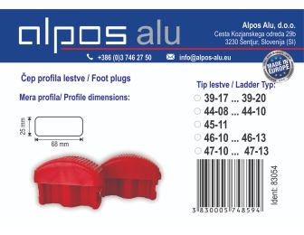 ČEP POLOKROGLI 68X25 mm
