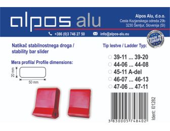 NATIKAČ DROGA 50X20 mm